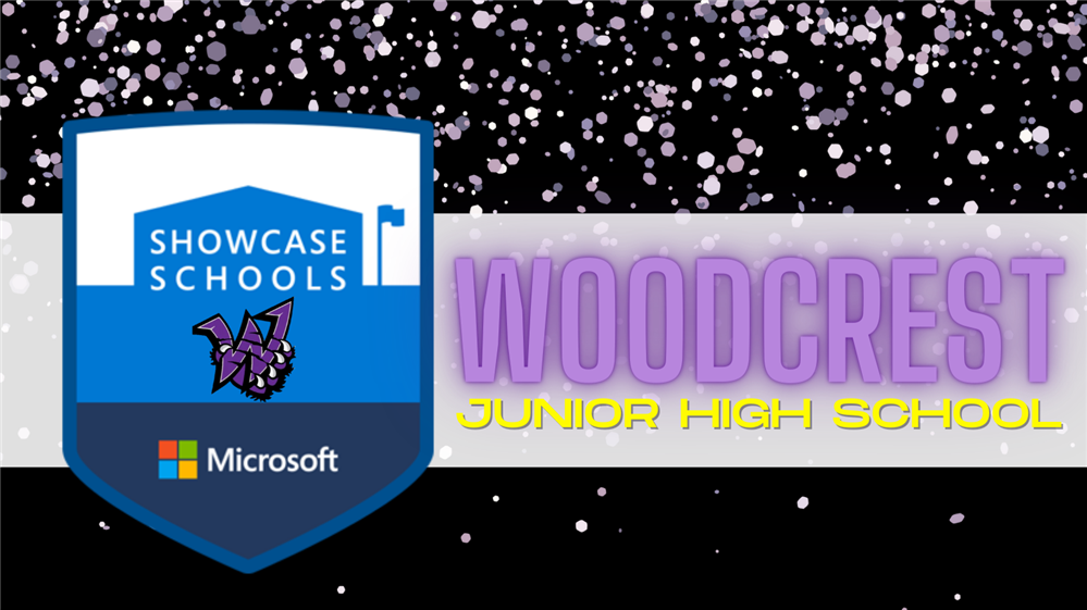  Woodcrest JHS Microsoft Showcase School logo